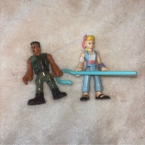 Fisher-Price Imaginext Toy Story Bo Peep and Combat Carl Figures